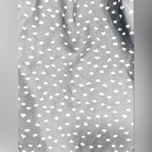 Lauren Conrad grey dress with white polka dots - Picture 2 of 5